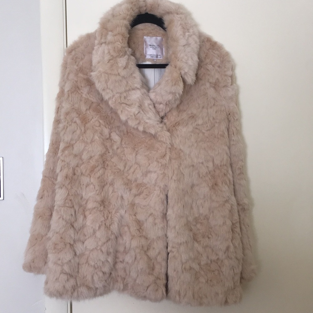 Faux fur Zara jacket.